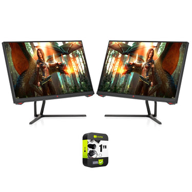 Deco Gear 25" Gaming Monitor FHD IPS AHVA AdaptiveSync Panel 2 Pack + Warranty