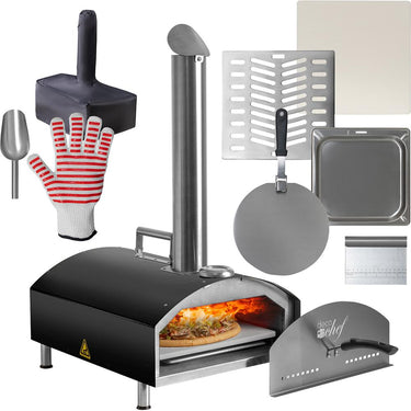 Deco Chef Outdoor Pizza Oven with 2-in-1 Pizza & Grill Oven Functionality - Open Box