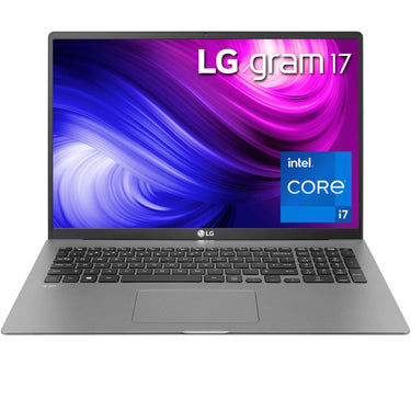 LG gram 17" Ultra-Lightweight Laptop 11th Gen Intel Core i7 + Backpack Bundle