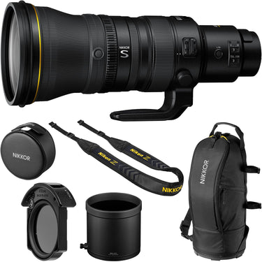 Nikon NIKKOR Z 400mm f/2.8 TC VR S Prime Lens, 1.4x Teleconverter, Z-Mount - (20111)