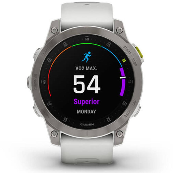 Garmin epix Gen 2, Premium Active Smartwatch (White Titanium)
