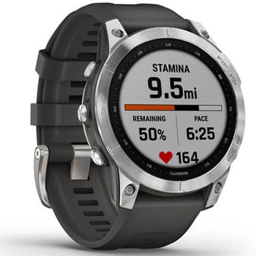 Garmin Fenix 7 Smartwatch - Silver with Graphite Band