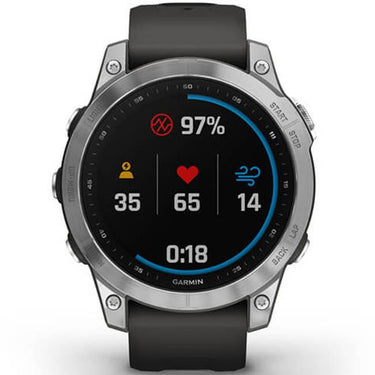 Garmin Fenix 7 Smartwatch - Silver with Graphite Band