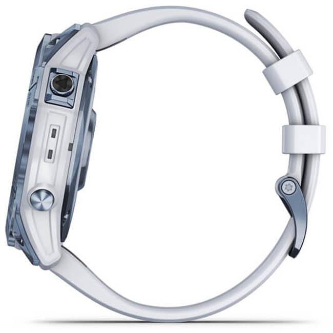 Garmin Fenix 7X Sapphire Solar Smartwatch - Mineral Blue Titanium