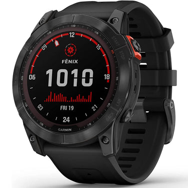 Garmin Fenix 7X Solar Smartwatch - Slate Gray with Black Band