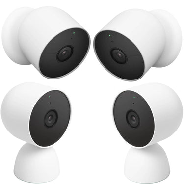 Google Nest 4-Pack Cam (Outdoor or Indoor, Battery) in Snow (GA01894-US)