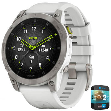 Garmin epix Gen 2 Premium Active Smartwatch White Titanium with 2 Year Warranty