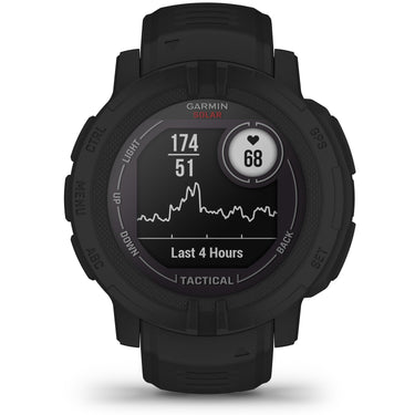 Garmin Instinct 2 Solar Smartwatch, Tactical Edition, Black