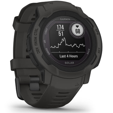 Garmin Instinct 2 Solar Smartwatch, Graphite