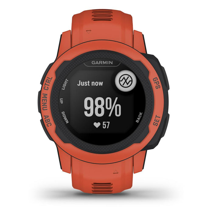 Garmin Instinct 2S Rugged Outdoor Smartwatch - Poppy