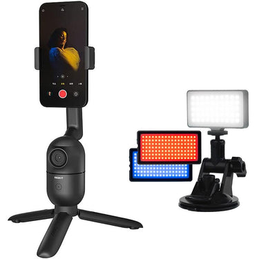 OBSBOT Me AI-Powered Auto-Tracking Camera Phone Mount w/ Video Streaming Kit