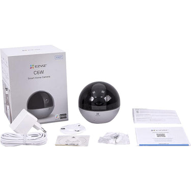 EZVIZ C6W 1440P Wi-Fi Indoor PT Security Camera w/ AI & IR Night Vision Open Box