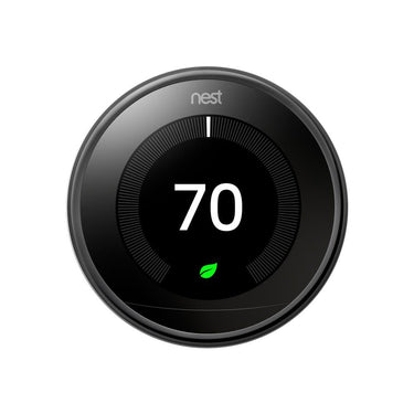 Google Nest 3rd Generation Learning Thermostat Mirror Black + Hub Max Chalk