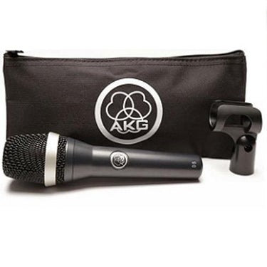 AKG D5 Professional Dynamic Stage Vocal Microphone + Universal Pop Filter Kit