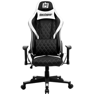 Deco Gear Ergonomic Foam Gaming Chair with Adjustable Head White Open Box