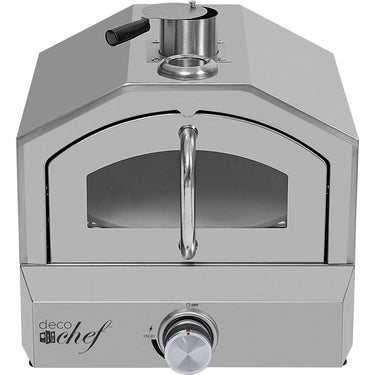 Deco Chef 2-in-1 Propane Gas Pizza Oven & Grill w/ Pizza Stone; Peel; Rack - Open Box