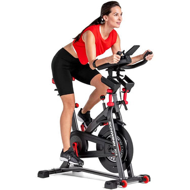 Schwinn IC4 Indoor Cycling Bike with Tablet Holder + Massage Gun Bundle
