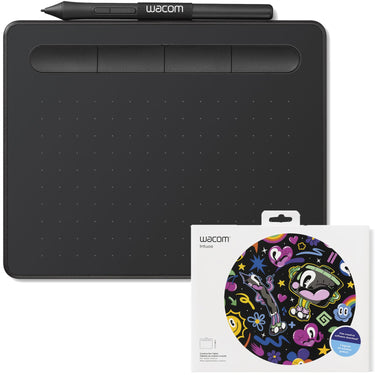 Wacom Intuos Creative Pen Tablet - Small, Black + 1 Year Protection Pack