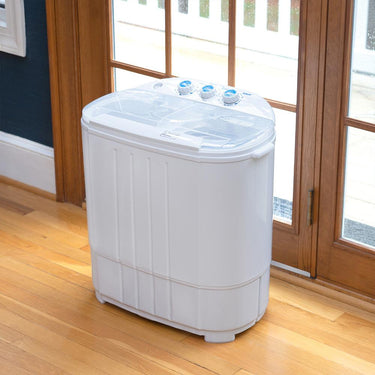 Deco Gear Compact Twin Tub Washing Machine in White - TWSHM02 - Open Box