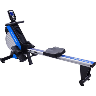 Stamina 35-1409 DT Plus Magnetic/Air Resistance Rowing Machine + Massage Gun Bundle