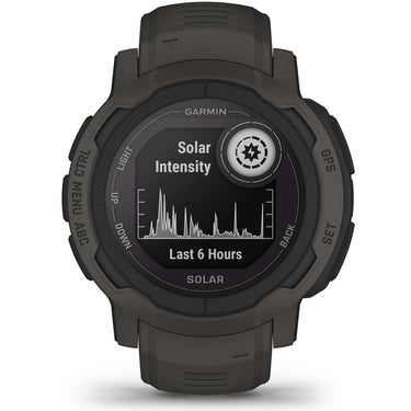 Garmin Instinct 2 Solar Smartwatch, Graphite + Accessories Bundle