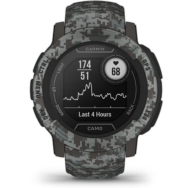 Garmin Instinct 2 Camo Edition GPS Smartwatch/Fitness Tracker Graphite+Warranty