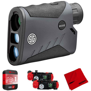 Sig Sauer SOK10602 Kilo1000BDX Monocular Laser Rangefinder, 5x20mm w/ Warranty Bundle
