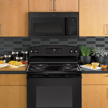 GE 1.6 Cu. Ft. Over-the-Range Microwave Oven, Black