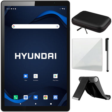 Hyundai HyTab Pro 10LA2 Octa-Core, 4GB/64GB Tablet, Black w/ Accessories Bundle