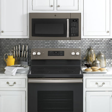 GE 1.6 Cu. Ft. Over-the-Range Microwave Oven, Slate