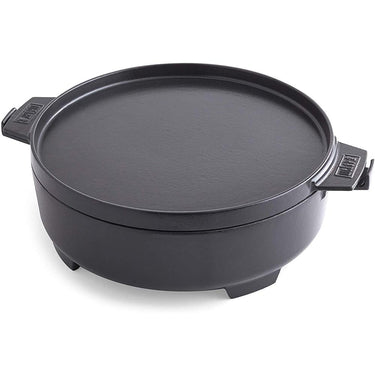 Weber 7.25 quarts Dutch Oven Duo - Cast Iron Black - 8859