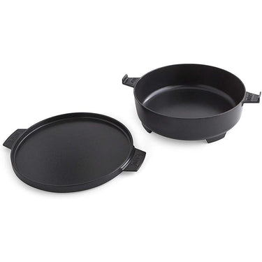 Weber 7.25 quarts Dutch Oven Duo - Cast Iron Black - 8859