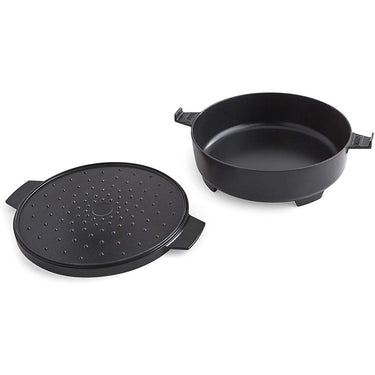 Weber 7.25 quarts Dutch Oven Duo - Cast Iron Black - 8859