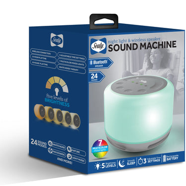 Sealy Bluetooth Sleep Speaker with Adjustable Mood Lighting - Teal