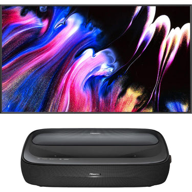Hisense 120 TriChroma Laser 4K TV Projector w 120" ALR Screen (120L9G-CINE120A) Open Box