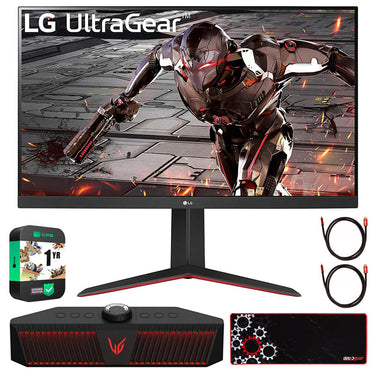 LG 32" UltraGear QHD 165Hz 16:9 HDR10 Monitor, FreeSync w/ LG GP9 Speaker Bundle