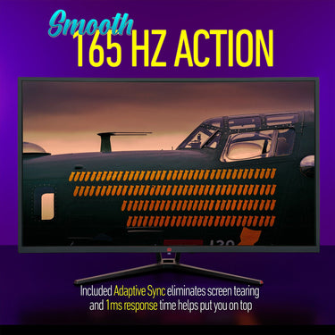 Deco Gear 39" Curved Gaming Monitor, 2560x1440, 1ms MPRT, 165 Hz, 4000:1, HDR 400, 2-Pack