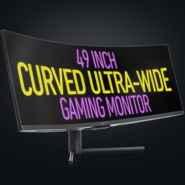 Deco Gear 49" Curved Ultrawide 5K Monitor, 5120x1440, 120Hz, 101% NTSC, 100% sRGB, 2-Pack