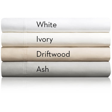 Malouf 600 Thread Count Cotton Blend Sheet Set, Full - Ash (MA06FFASCS)