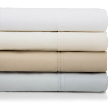 Malouf 600 Thread Count Cotton Blend Sheet Set, Full - Ash (MA06FFASCS)