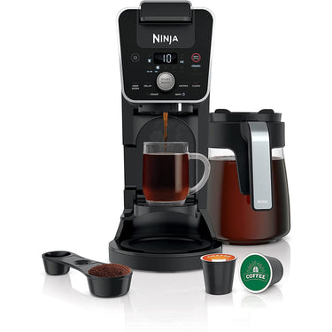 Ninja DualBrew 12-Cup Drip, Single-Serve Coffee Maker (Factory Refurbished)