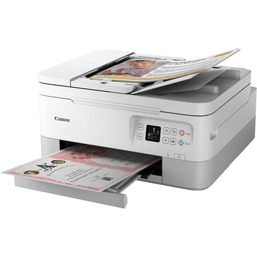 Canon PIXMA TR7020a Wireless Inkjet All-in-One Printer - White