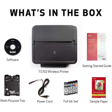 Canon PIXMA TS702a Wireless Office Printer Works with Alexa, Mobile, AirPrint 3109C022