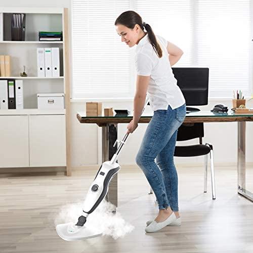 Salav Multi-Surface Heavy Duty Steam Mop with Reusable Mop Pads - STM-500-2-KIT