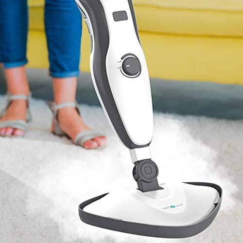 Salav Multi-Surface Heavy Duty Steam Mop with Reusable Mop Pads - STM-500-2-KIT