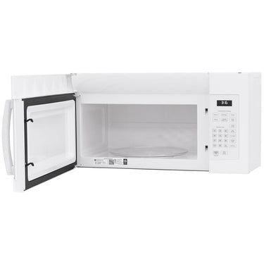 GE 1.6 Cu. Ft. Over-the-Range Microwave Oven White with 2 Year Extended Warranty
