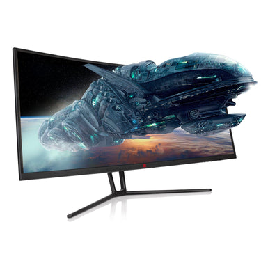 Deco Gear 35" Curved Ultrawide LED Gaming Monitor 3440x1440 21:9 100Hz - Refurbished