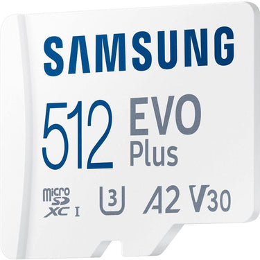 Samsung EVO Plus and Adapter microSDXC Memory Card, 512GB (MB-MC512KA/AM)