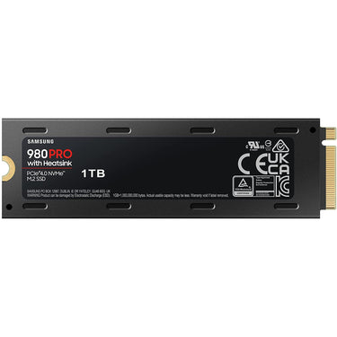 Samsung 980 PRO with Heatsink PCIe 4.0 NVMe SSD 1TB for PC/PS5 - MZ-V8P1T0CW