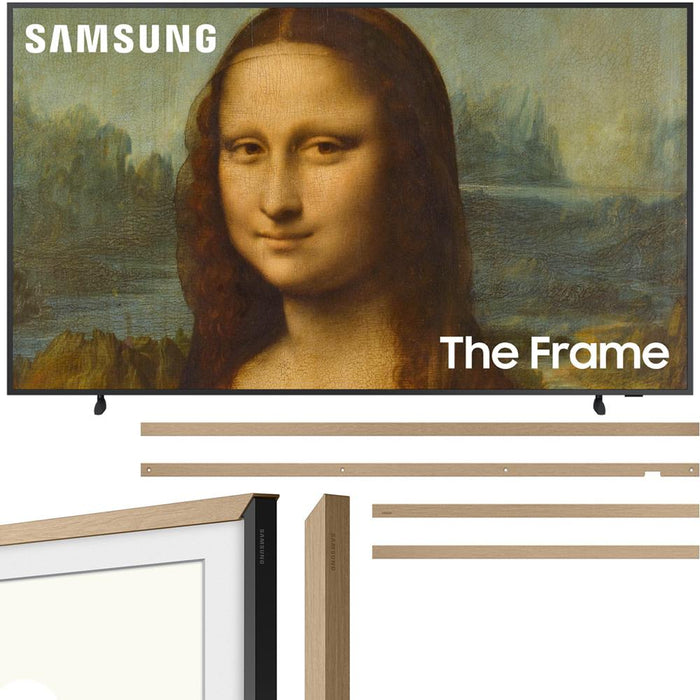 Samsung 43 inch The Frame QLED 4K UHD Quantum HDR Smart TV 2022 with Teak Bezel